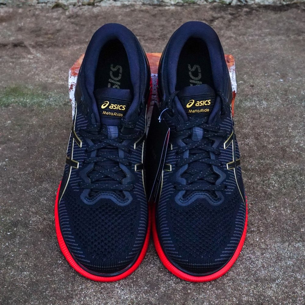 ASICS Women's MetaRide - Running shoes Black Red - Picture 5 of 10